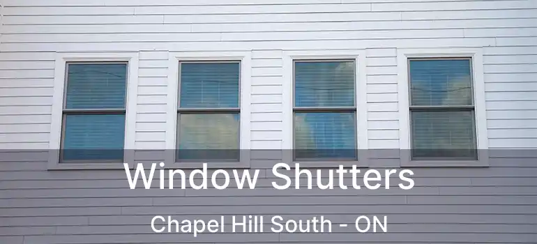  Window Shutters Chapel Hill South - ON