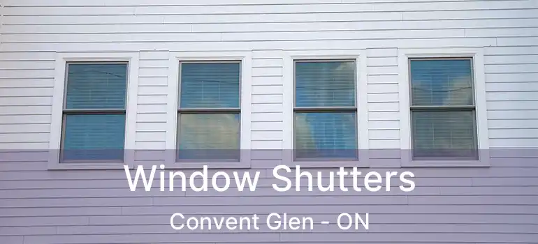  Window Shutters Convent Glen - ON