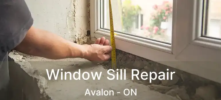  Window Sill Repair Avalon - ON