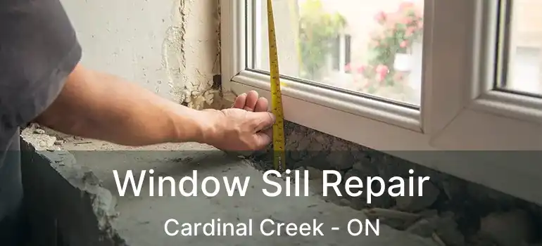  Window Sill Repair Cardinal Creek - ON