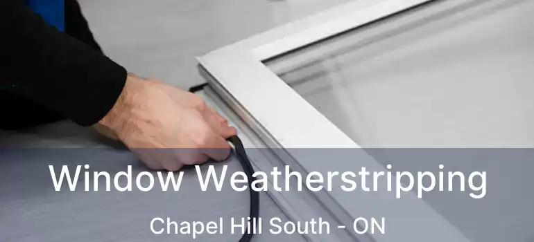  Window Weatherstripping Chapel Hill South - ON