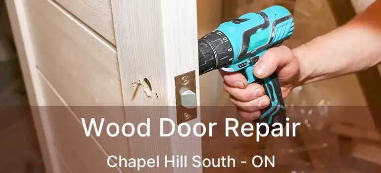  Wood Door Repair Chapel Hill South - ON