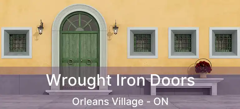  Wrought Iron Doors Orleans Village - ON